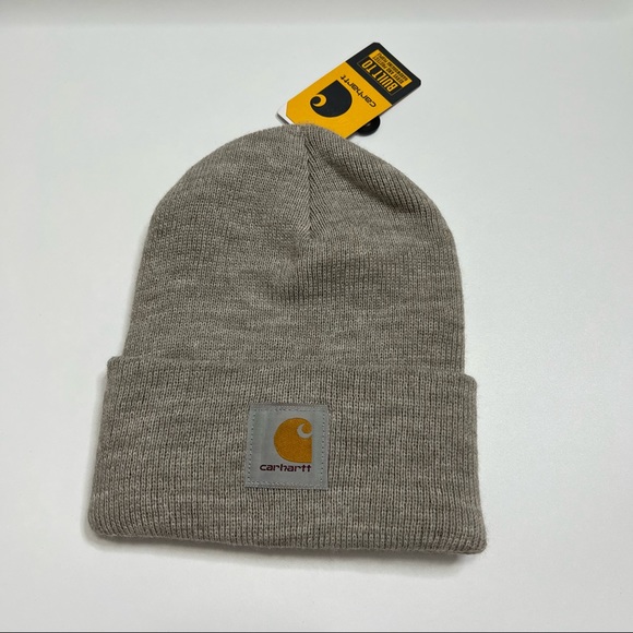 Carhartt Other - NWT CARHARTT Knit Cuffed Beanie Tan Oatmeal One Size